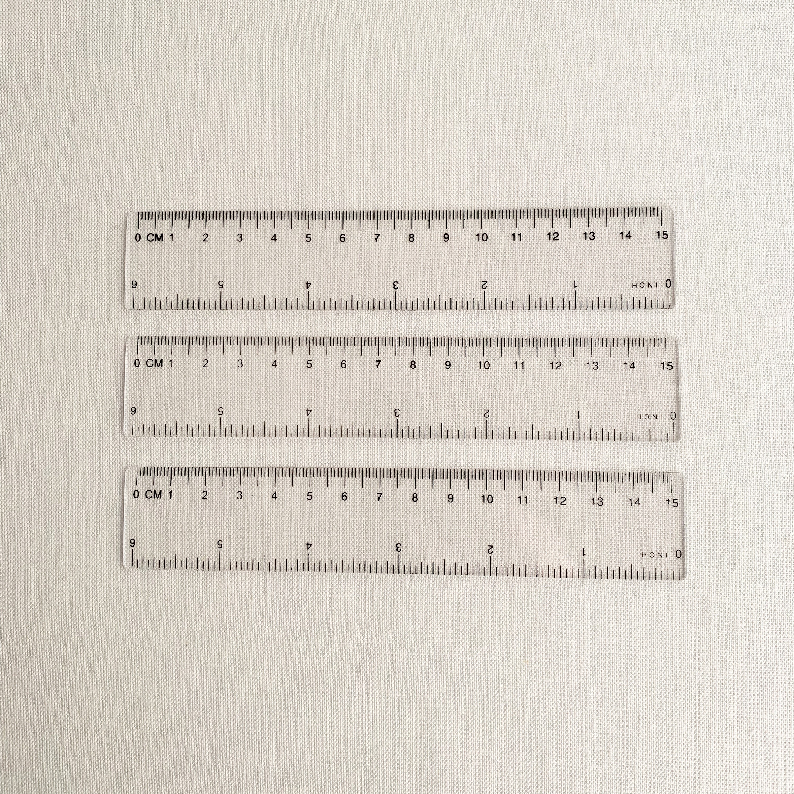 Clear Paper Ruler Clear Transparent Acrylic Ruler - Planner Supplies - Planning ...