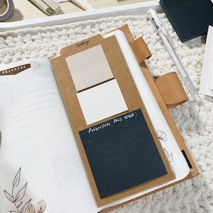 Warm Tone Hobonichi Weeks Today Tabbed Dashboard - Planner Dashboards - Dividers - Brown Planner Dashboards