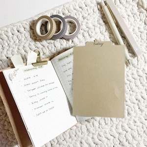 Passport Planner Tn Journal - Warm Tone Today Tabbed Dashboard - Planner Dashboards - Dividers