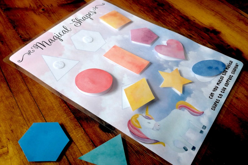 Learning Shapes Preschool Printable, Shape Builder Puzzle, Tracing Busy Book, Homeschool Printable, Kindergarten Worksheet Download PDF image 4