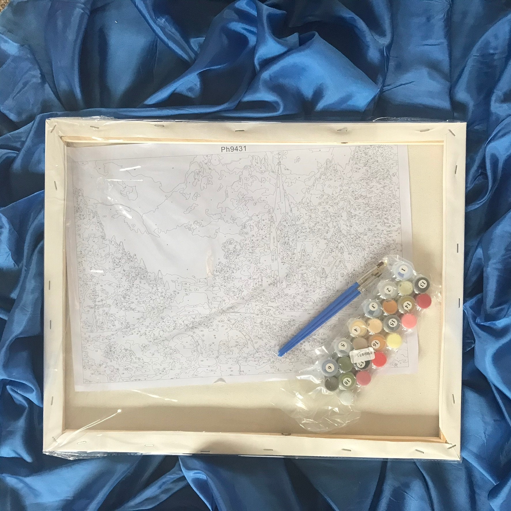 Framed Paint by Numbers Kit UK Etsy UK