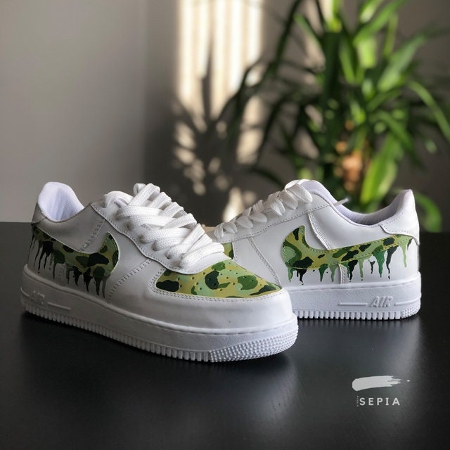 air force 1 green camo