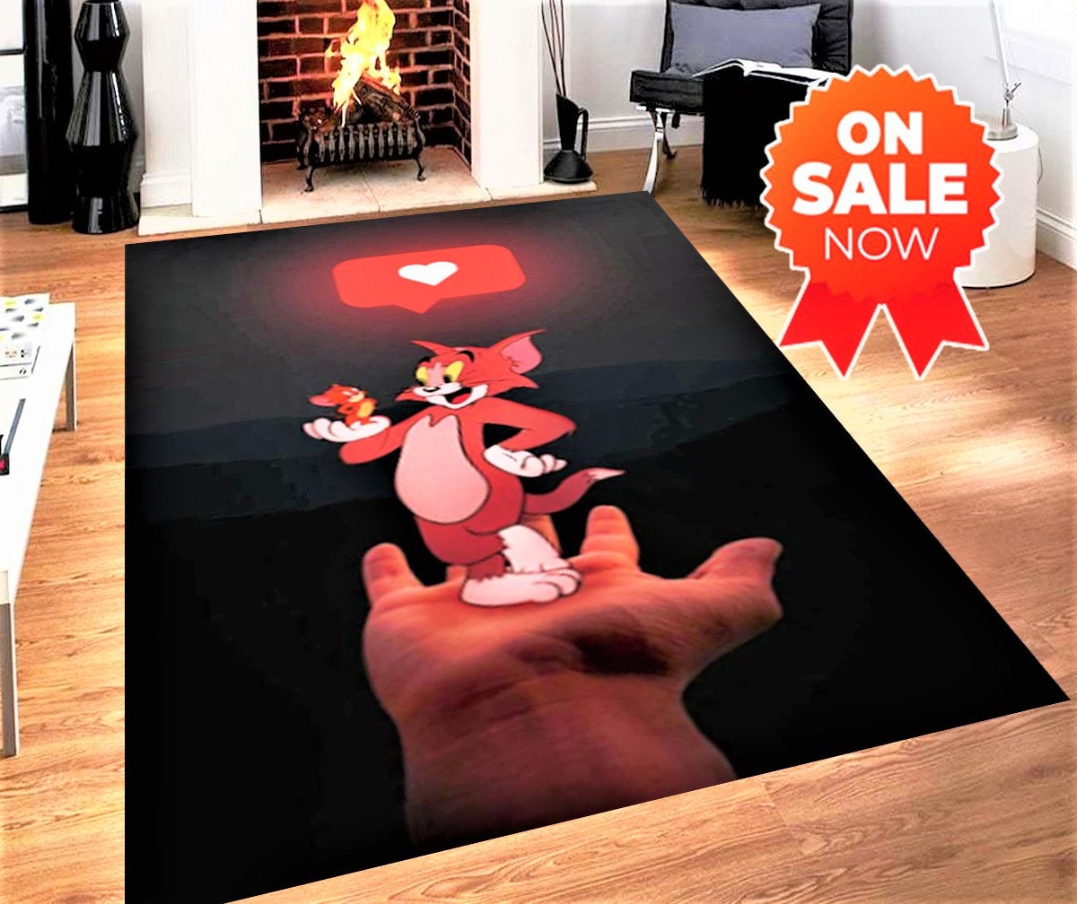 Tom and Jerry Kids Room Rug Fantastic Rug Popular Rug Etsy