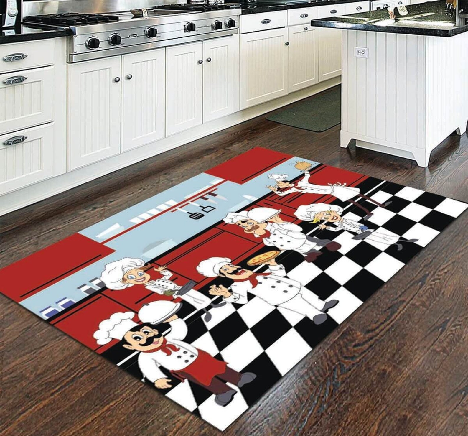 Kitchen Rug Modern Rug Washable Rug Chef Rug Custom Rug Etsy