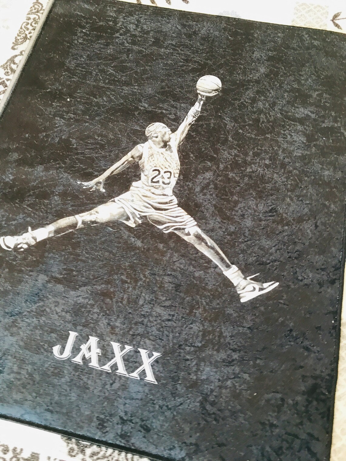 Air Jordan Michael Jordan Legend Rug Modern Rug Custom Etsy