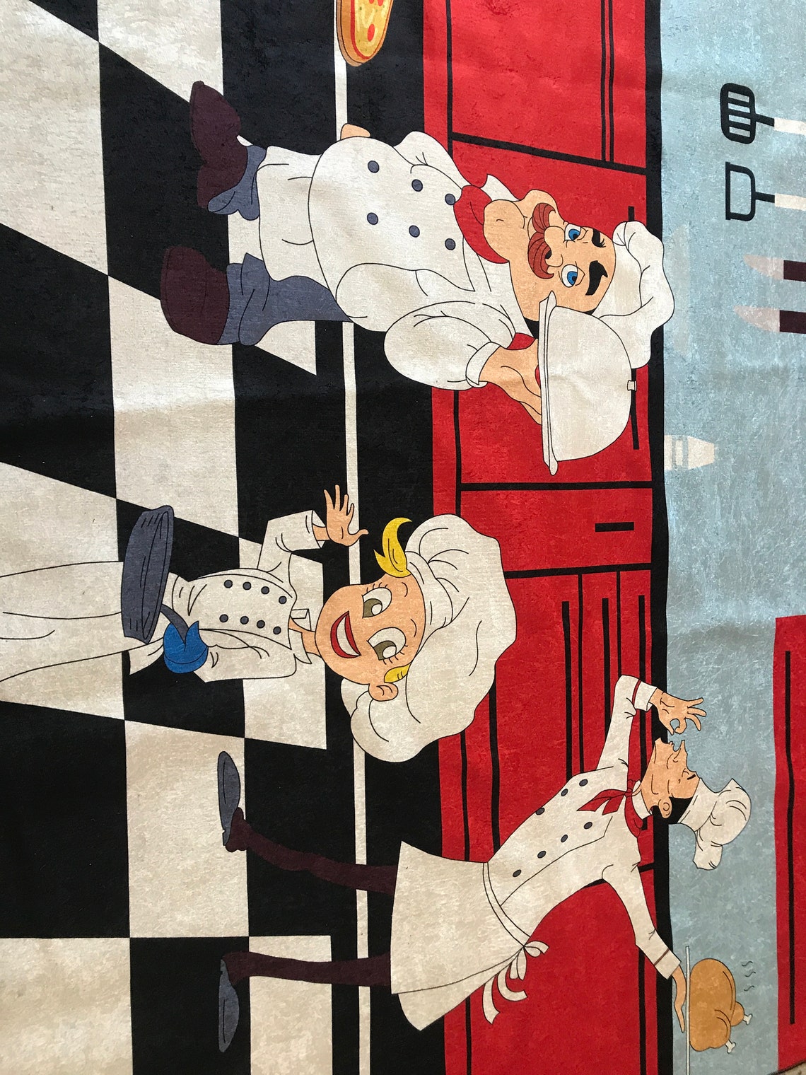 Kitchen Rug Modern Rug Washable Rug Chef Rug Custom Rug Etsy