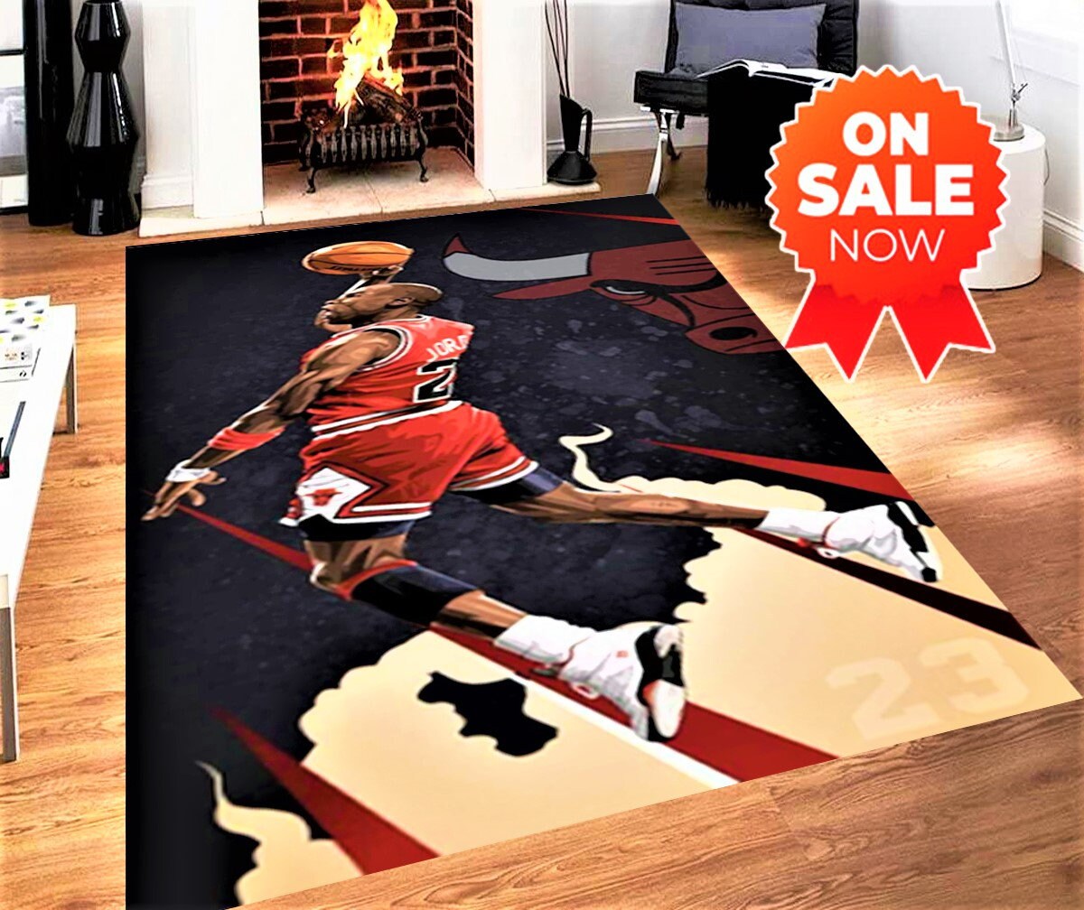 Air Jordan Rug Bulls Rug Legend Rug Michel Jordan Rug Etsy