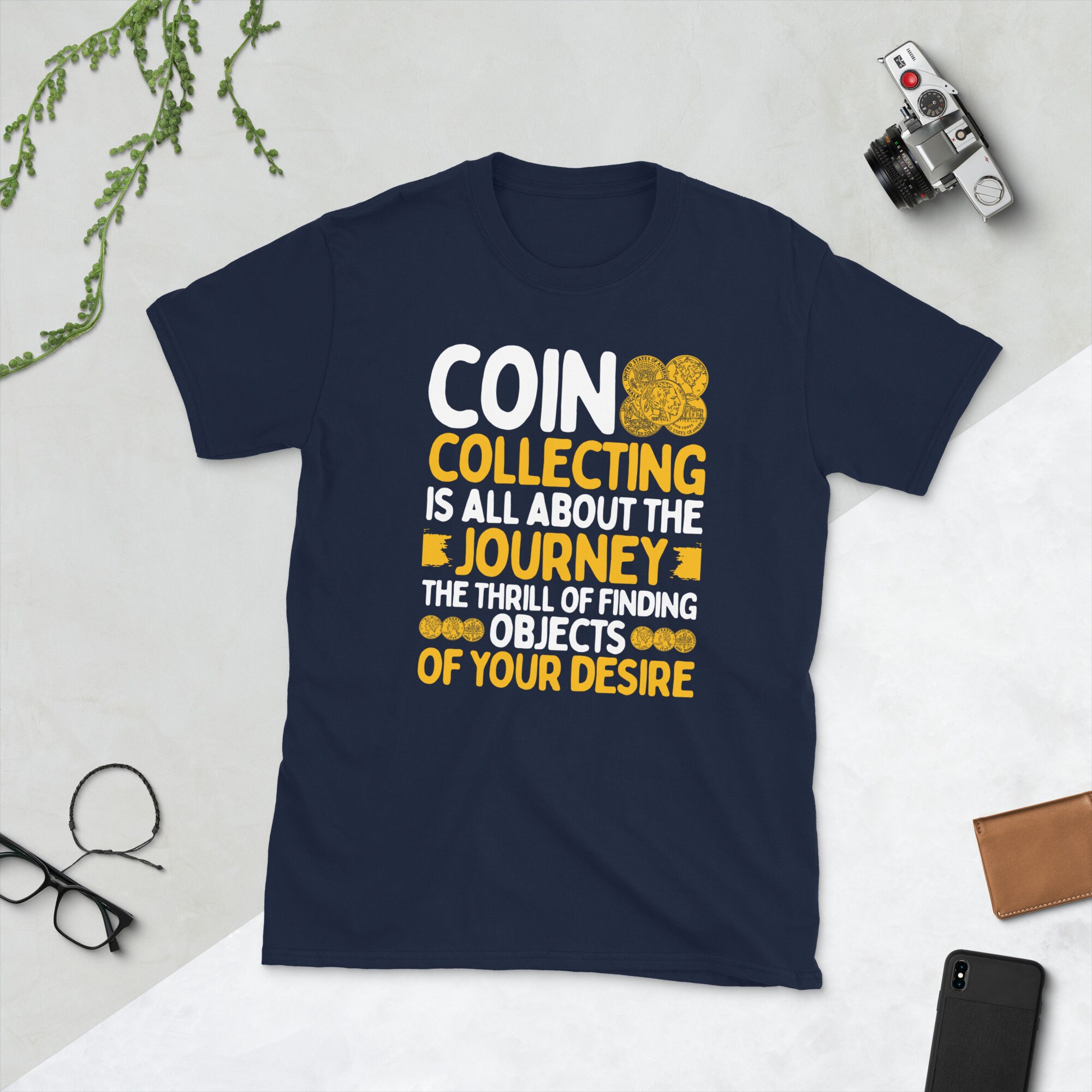 Coin Collecting Tshirt Coin Collector Tee Numismatist Coin Etsy UK