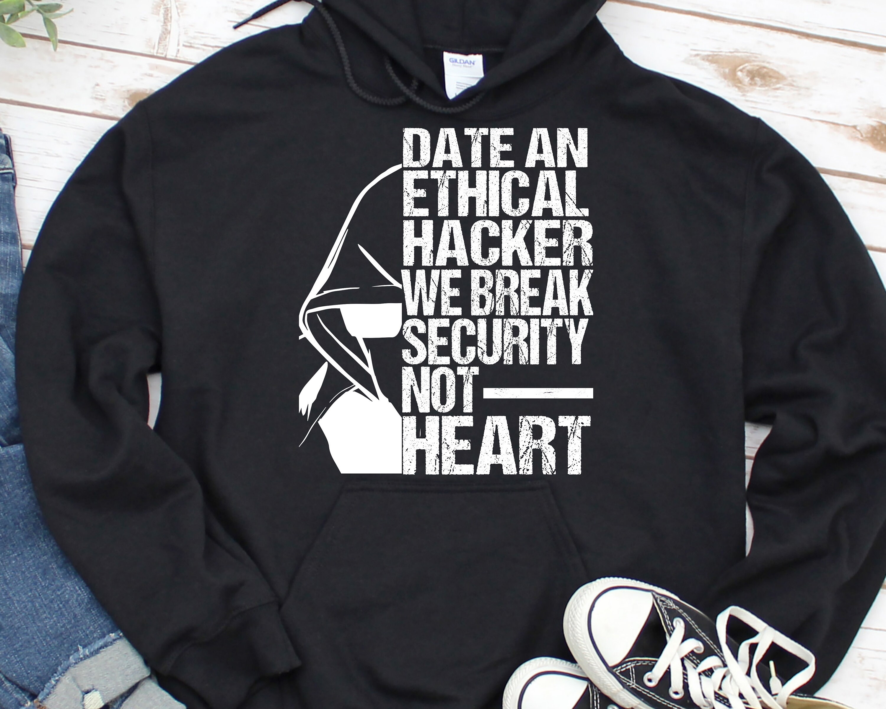Cybersecurity Hoodie Ethical Hacker 