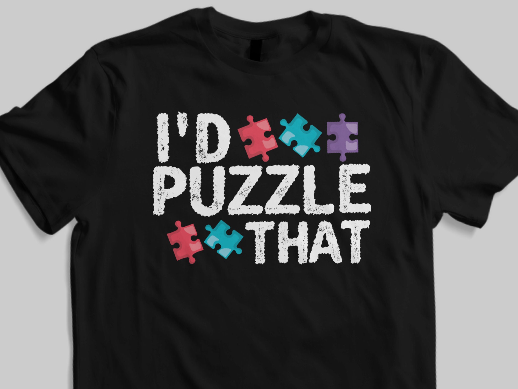 Puzzle Collector Tshirt Id Puzzle That Jigsaw Puzzling Tee Etsy UK
