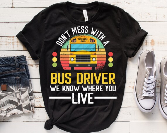 Bus driver t shirt Clearance