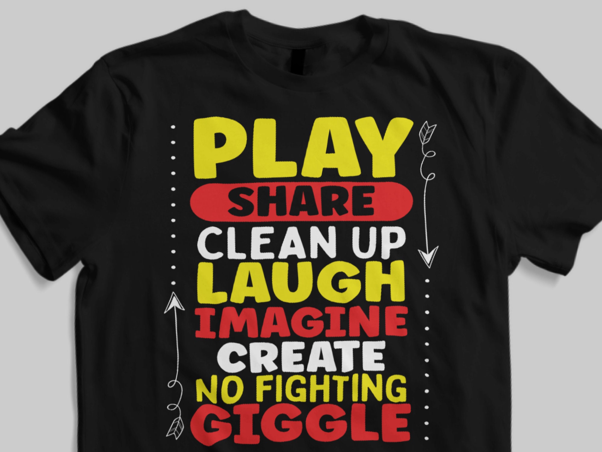 Childcare Teacher TShirt Playing Kids Children Child Care Etsy