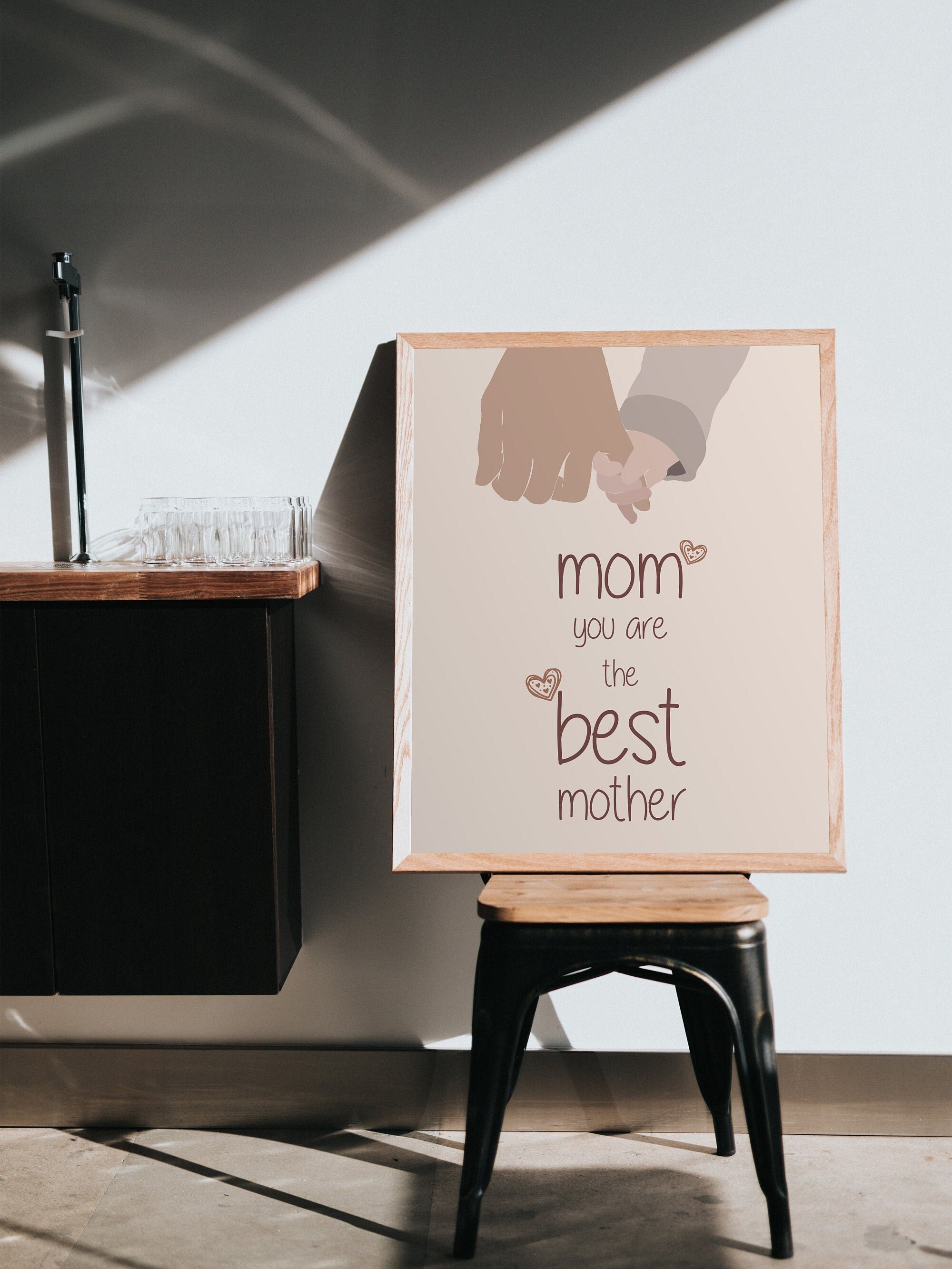Best Mother Poster, Mommy Wall Art, Gift for Mom, Mothers Day Poster ...
