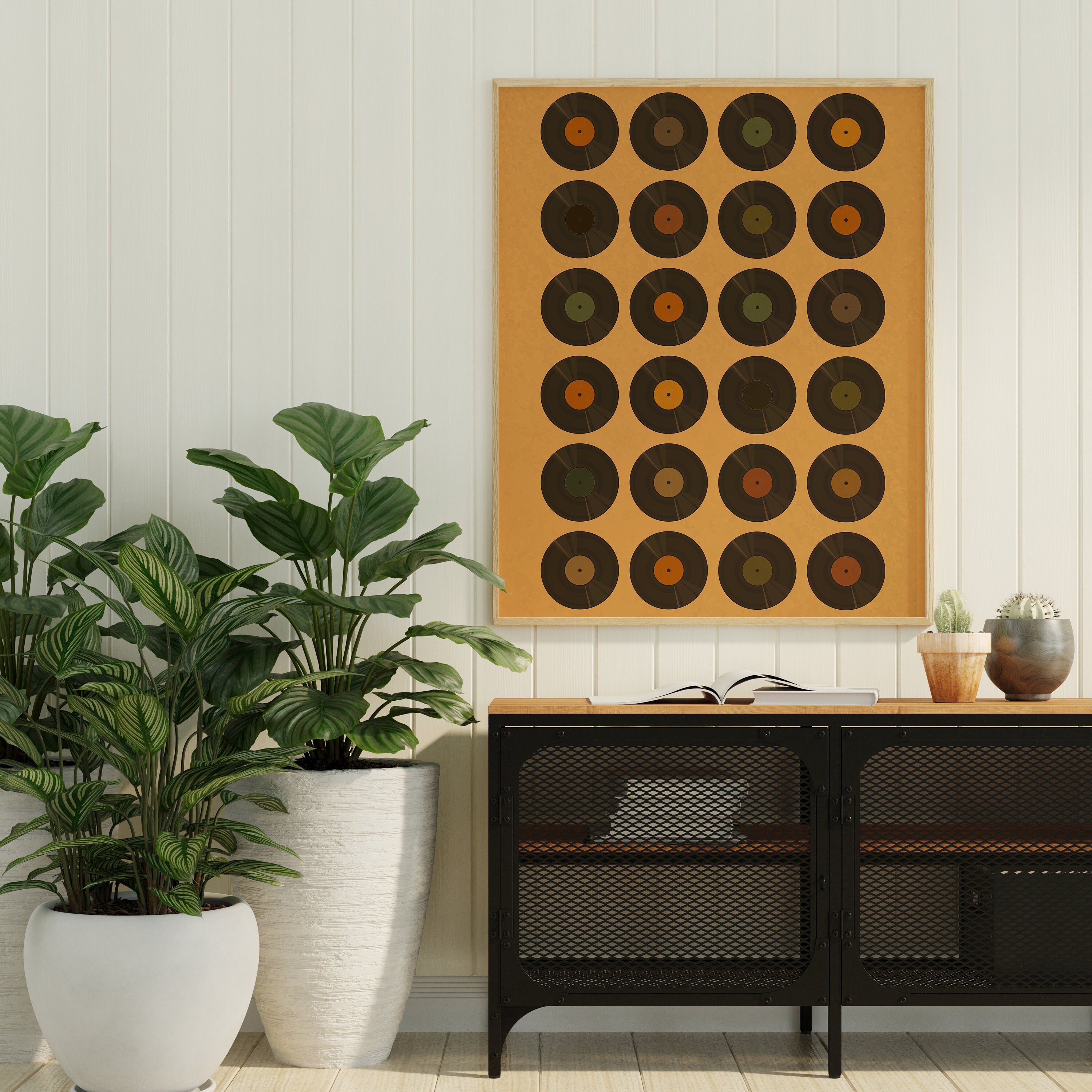 Vinyl Records Vinyl Record Poster 70s Style Art 70s Decor - Etsy