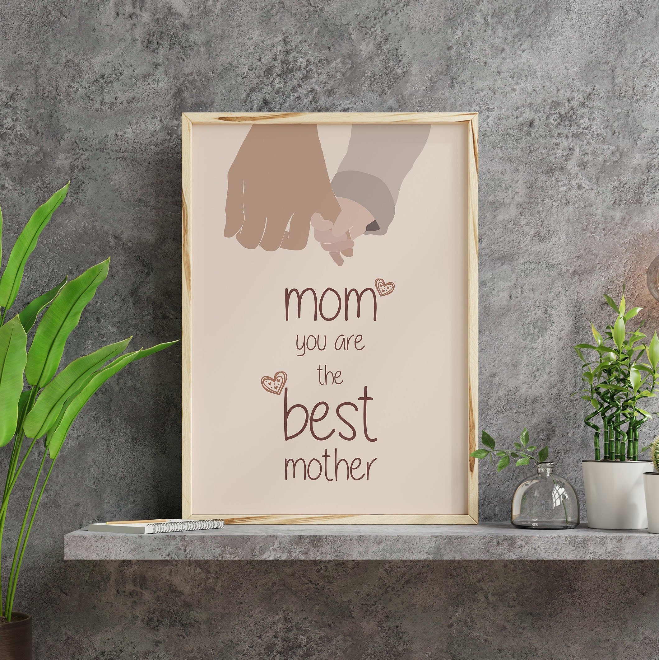 Best Mother Poster, Mommy Wall Art, Gift for Mom, Mothers Day Poster ...