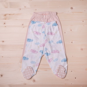 Sweetheart Yun babies | baby footed pants | infant pants | organic cotton pants| japanese fashion for baby | newborn gift |