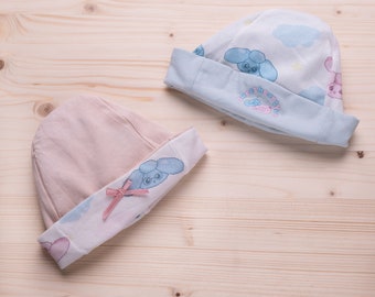 Sweetheart Yun babies | reversable hat | infant hat | organic cotton hat | japanese fashion for baby | newborn gift | newborn beanie