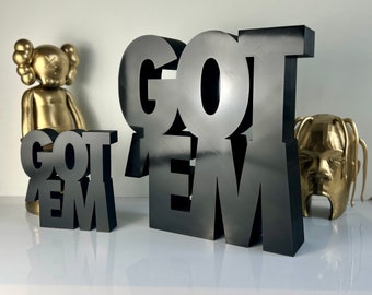 SNEAKERHEAD Cadeau GOT EM Figurine Décoration de maison Décoration de bureau Décoration de logo Décoration Hypebeast