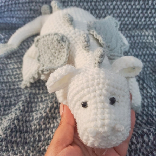 Crochet dragon PATTERN, Beginner Crochet Pattern, Baby Dragon