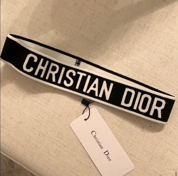 Vintage Christian Dior Elastic Headband