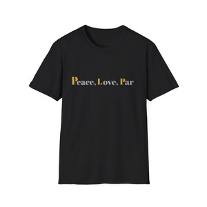 Golf Peace Love Par Unisex Softstyle T-shirt