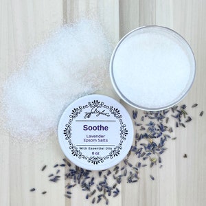 Epsom Salt Soaks Essential Oils Bath Salt Gift Epsom Salt Bath Salt Soak Spa Salt Gift for Her Essential Oil Bath Natural Bath Gift for Mom