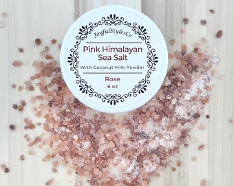 6 oz sale da bagno regalo spa olio essenziale sale spa regalo per lei sale marino rosa himalayano bagno ammollo bagno sale marino bagno naturale del Mar Morto regalo