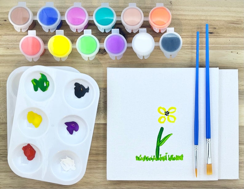 Bulk Paint Strip Paint Brush Set Bulk Acrylic Paint Set Bulk Etsy