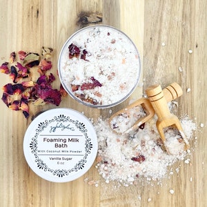 Kokosmilch Bad Einweichen Geschenk für Mama Bad Geschenk Bio-Bad Soak natürliches Badesalz Geschenk natürliche Milch-Bad für Mutter Geschenk natürliche Spa-Geschenk