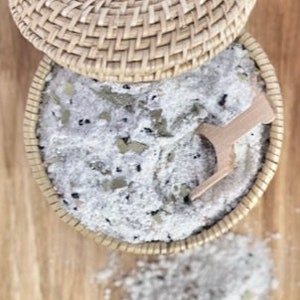 1-6 LB Coconut Milk Bath Soak Bulk Foaming Bath Salt Bulk Organic Bath Natural Coconut Milk Bath Dead Sea Salt Gift for Her Bulk Bath Supply