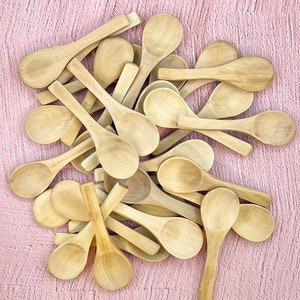Bulk mini houten lepels voor suiker Bulklepel Suikerschep Bulk houten schep voor suikerlepel voor bulkpot Schep voor koffieschep voor theeschep