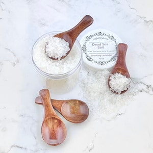 Mini Wooden Spoon for Sugar Scrub Spoon for Jar Scoop for Sugar Scrub Scoop for Body Butter Spoon Small Wooden Scoop for Body Butter Scoop