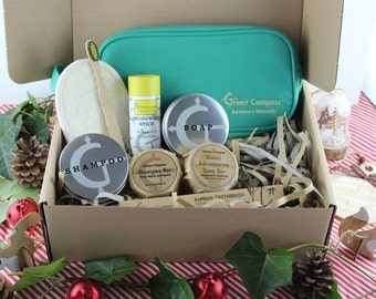 Personalised Christmas Gift Set, Eco-Friendly Hamper, Handmade - Plastic free - Vegan - All Natural Ingredients, Self Care, Xmas Present.