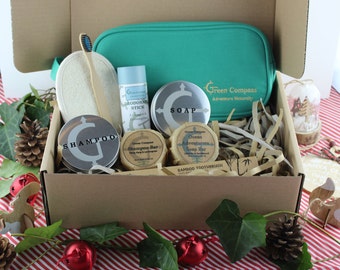 Personalised Christmas Gift Set, Eco-Friendly Hamper, Handmade - Plastic free - Vegan - All Natural Ingredients, Self Care, Xmas Present.