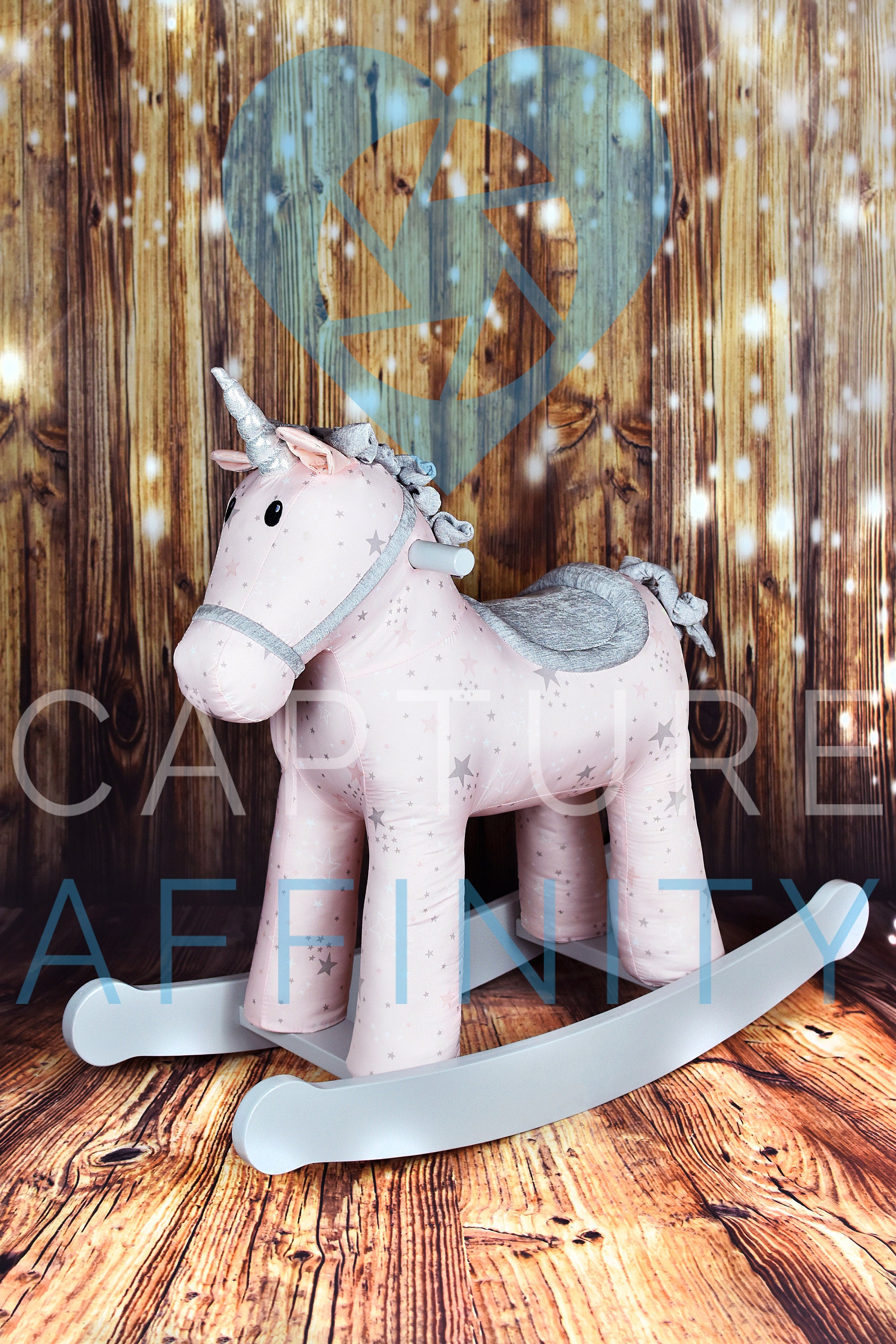 Unicorn Rocking Horse Digital Backdrop | Etsy