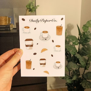 Koffie Sticker Sheet - Sticker Sheet