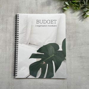 Budget notebook -Planner - budget planning - budget help - minimalist - plant - student - daily organization