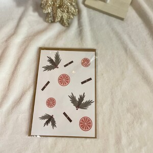 Rustic Christmas card - Carte de Noël rustique