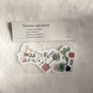 Collection d’autocollants de plante / amoureux plantes / ensemble d’autocollants / autocollants vinyle / succulent / plante / journalisation