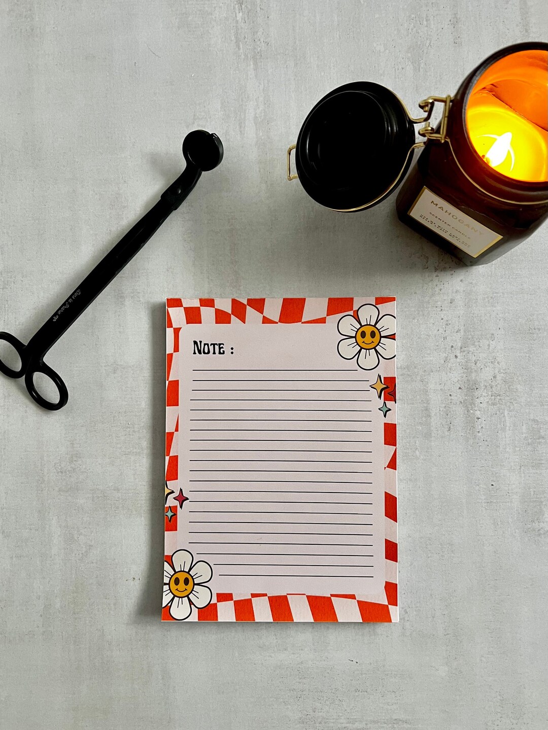 Minimalist Notepad - Colorful Stationery - Small Notepad - Notepad ...