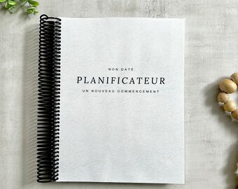 Undated diary - school diary - teacher diary - daily - weekly diary - budget planner - dated diary - A4 - paper