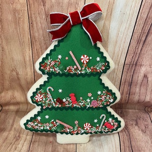 Christmas tree wreath attachment, Christmas wreath, tree sugar cookie, winter wreath, Christmas Decor