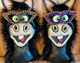 PREORDER Shadow wreath attachment, horse wreath attachment, Halloween decor
