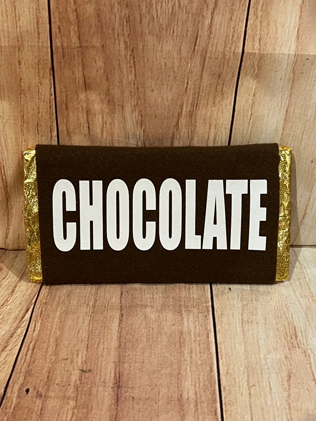 Fake Chocolate Bar Gold, Chocolate Favor, Fake Chocolate Wreath