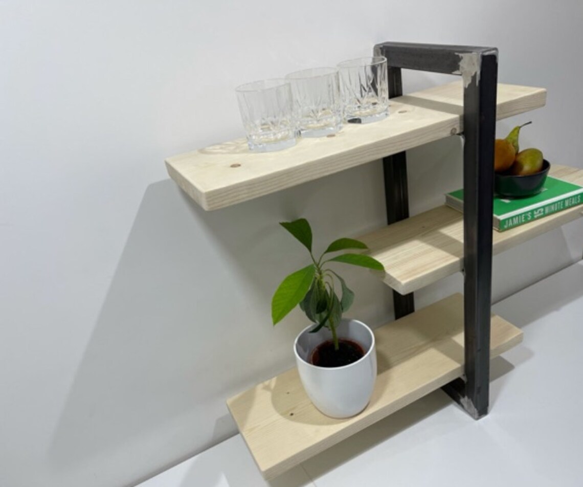 Regal im Industrial Style Look rustikales Reclaimed Gerüst | Etsy