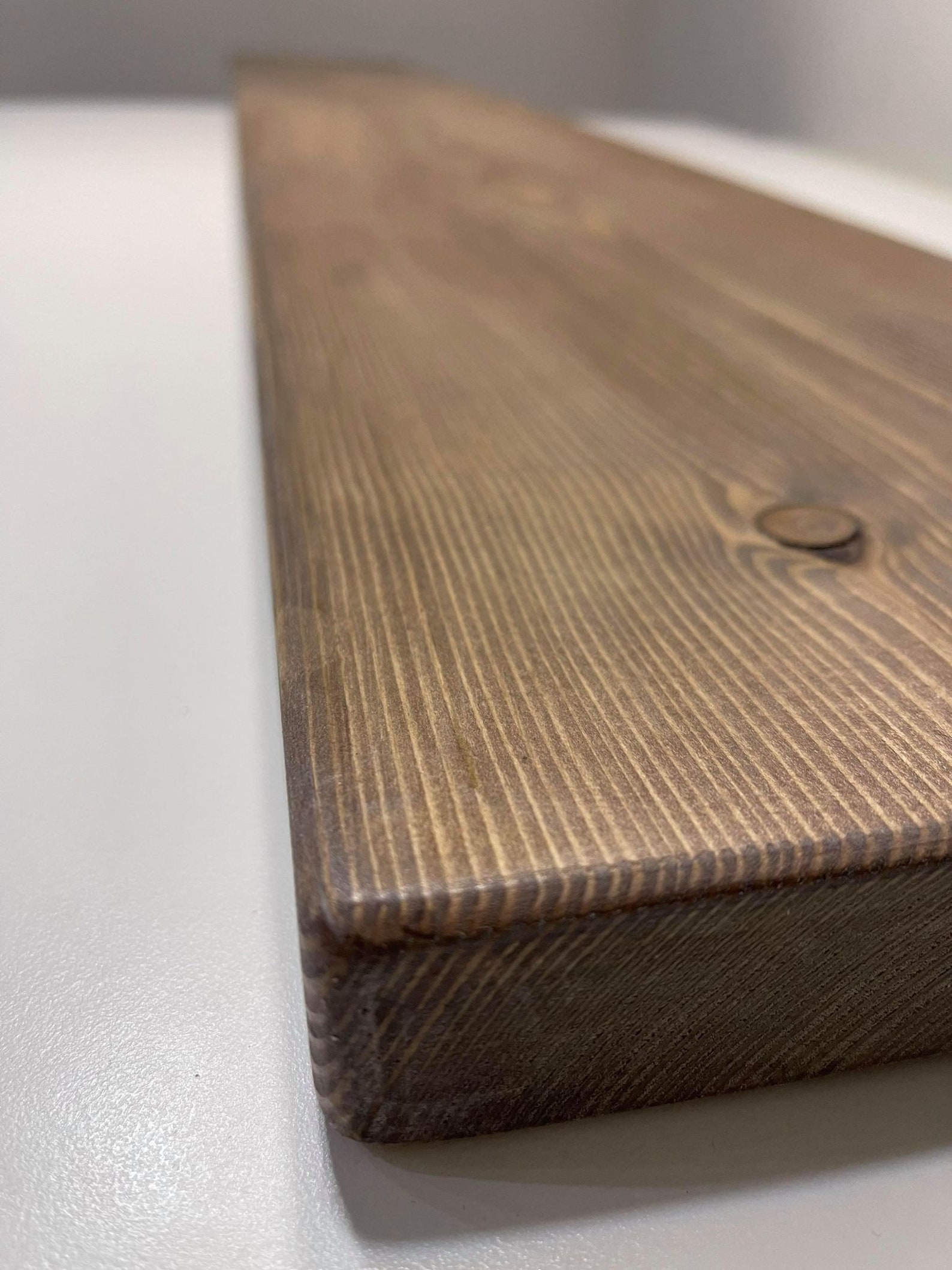 Light Oak Finish Scaffold Board Shelf Wooden Handmade Etsy