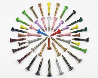 4.0 x 30 mm farbige pulverbeschichtete Schrauben: DIY-Befestigungen