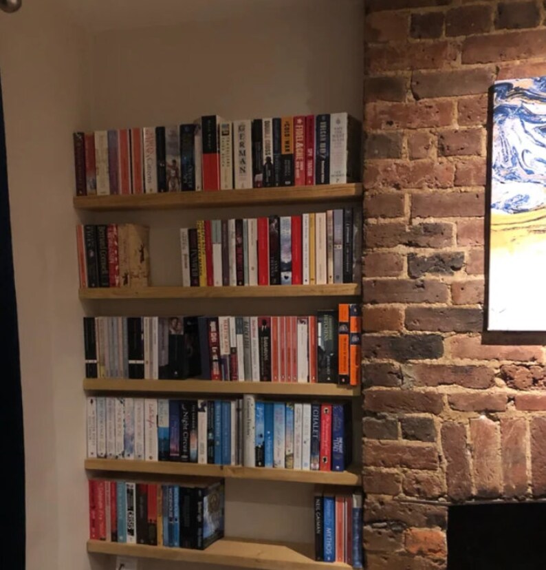 Floating Deep Thick Scaffold Board Shelf Width 30cm X Depth Etsy UK