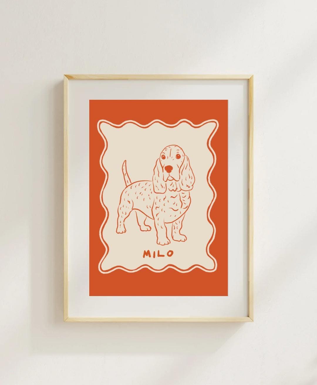 Retrato retro personalizado de mascota, retrato de perro, retrato de gato, memorial de mascota, retrato bonito de mascota, dibujo lineal personalizado, regalo moderno para mascota, arte mural para perros