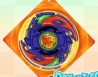 Dranzer Beyblade draaiende sleutelhanger